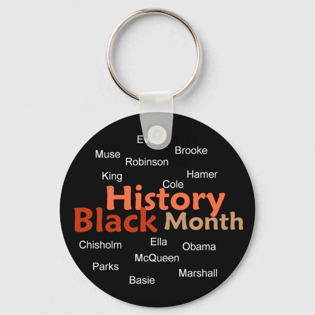 BLACK HISTORY MONTH Keychain (Front)