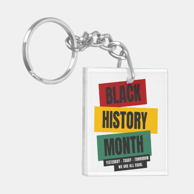 Black History Month Keychain (Front Left)