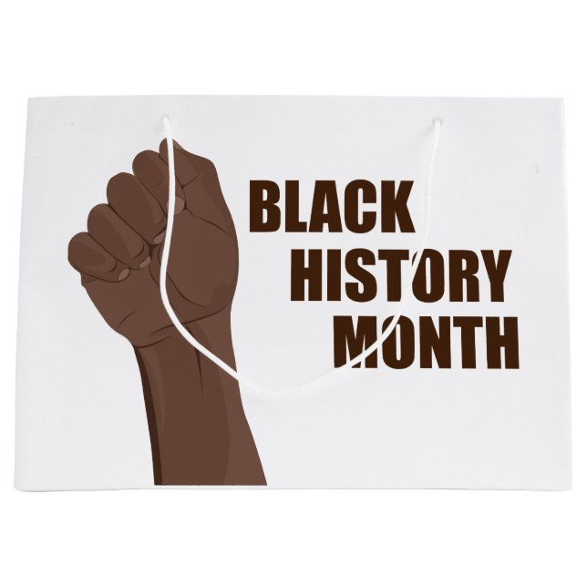Black History Month Large Gift Bag (Front)