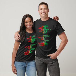 Black History Month Leaders Melanin Bruh Sista  T-Shirt