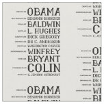 black history month legends icons fabric