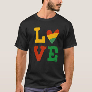 Black History Month Love Africa African Men Women T-Shirt
