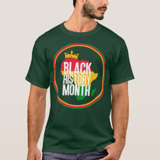 Black history month map 14 T-Shirt