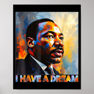 Black History Month Martin Have Dream Luther King  Poster