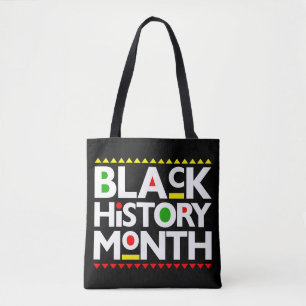Black History Month Melanin Bruh Sista King Queen Tote Bag