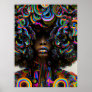 Black History Month Melanin Girl Magic Queen Sista Poster