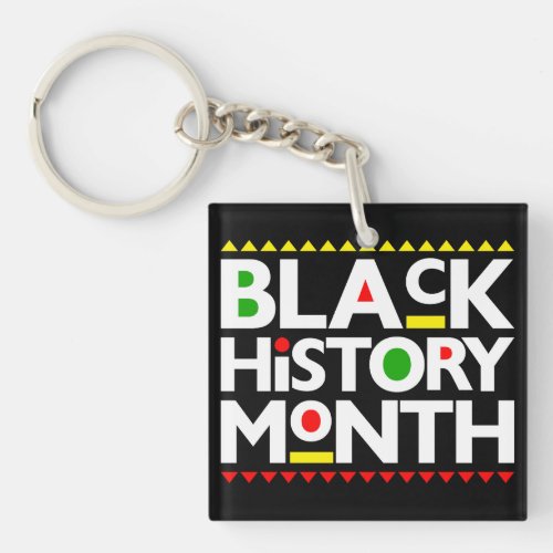 Black History Month Melanin King Queen Sista Bruh Keychain