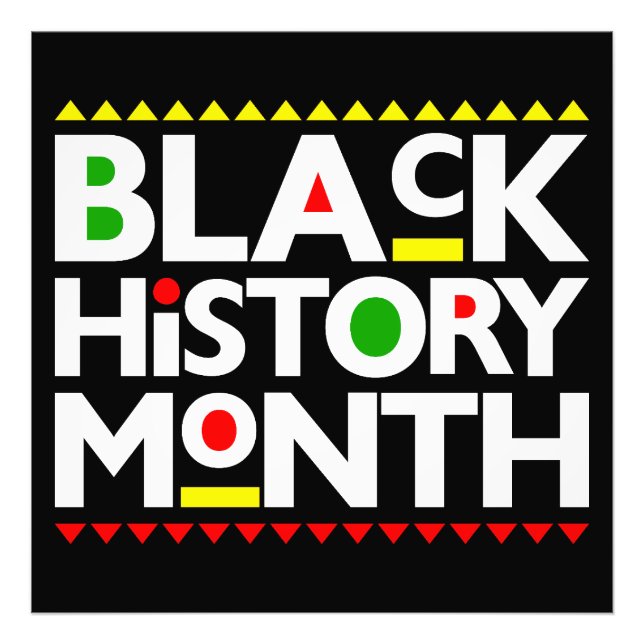 Black History Month Melanin King Queen Sista Bruh Photo Print (Front)