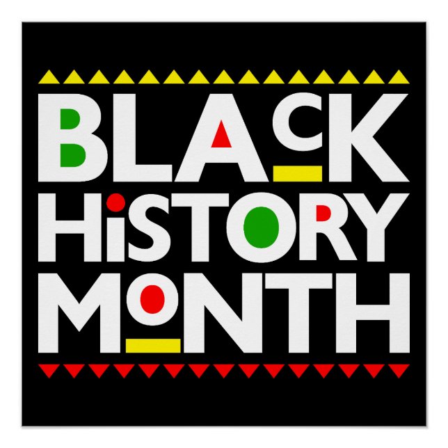Black History Month Melanin King Queen Sista Bruh Poster (Front)