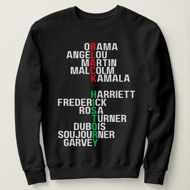 Black History Month Melanin Men Women Bruh Sista Sweatshirt (Design Front)