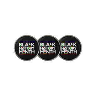 Black History Month Melanin Men Women Girls & Boys Golf Ball Marker