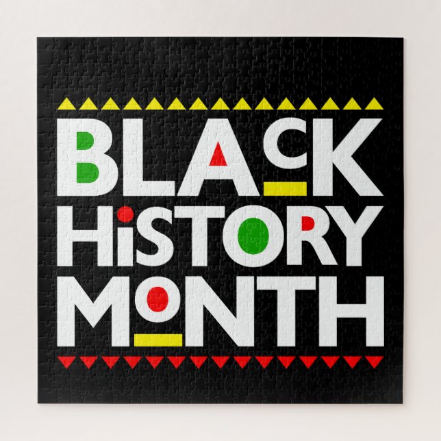 Black History Month Melanin Men Women Girls & Boys Jigsaw Puzzle (Vertical)