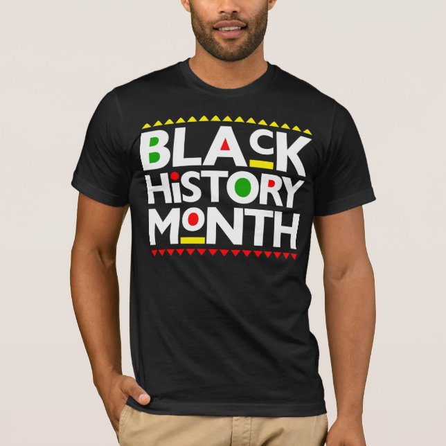 Black History Month Melanin Men Women Girls & Boys T-Shirt (Front)