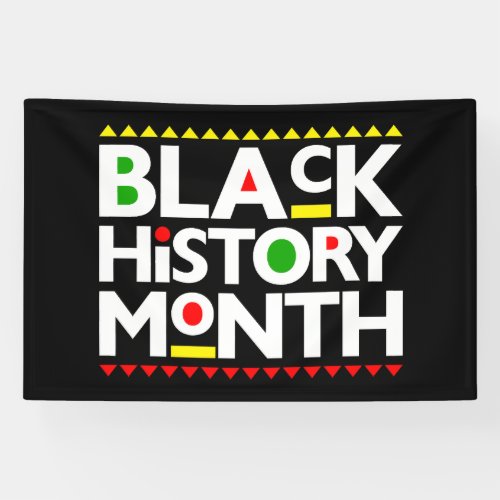 Black History Month Melanin Men Women Kids Banner