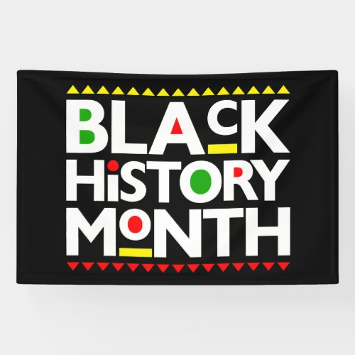 Black History Month Melanin Men Women Kids Banner