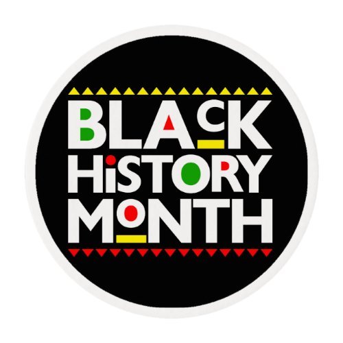 Black History Month Melanin Men Women Kids Edible Frosting Rounds