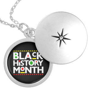 Black History Month Melanin Men Women Kids Locket Necklace