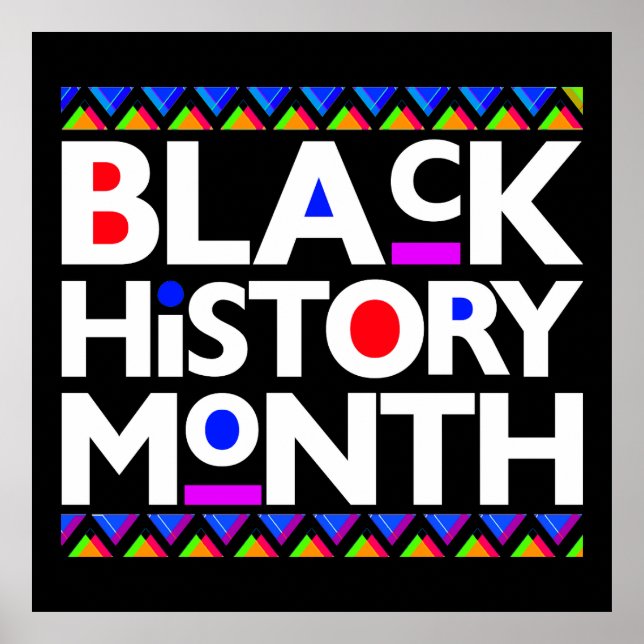 Black History Month Melanin Men Women Kids Poster (Front)