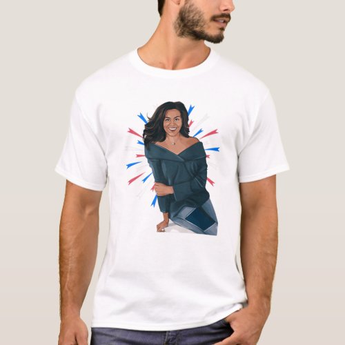 Black History Month Michelle Obama Presidents Day T_Shirt