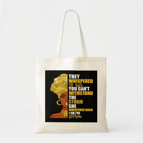 Black History Month Nurse Afro African American Nu Tote Bag