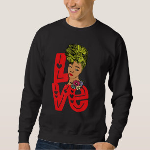 Black History Month Pajama Love African American M Sweatshirt
