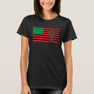 Black History Month Pan African Flag Black African T-Shirt