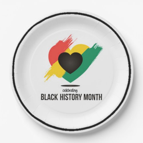 Black History Month Paper Plates