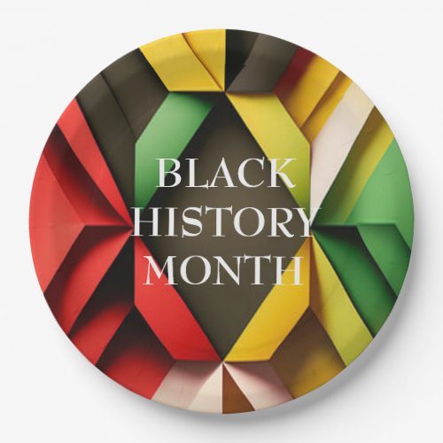 Black History Month Paper Plates