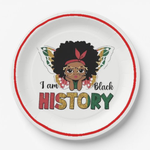 Black History Month Paper Plates