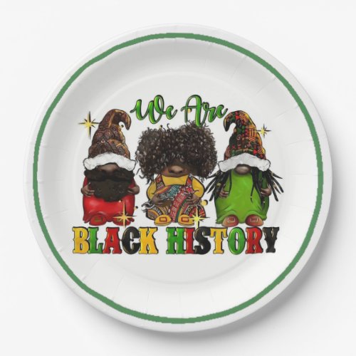 Black History Month Paper Plates