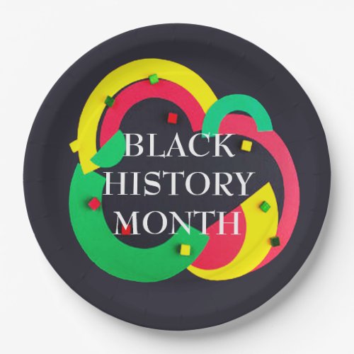 Black History Month Paper Plates