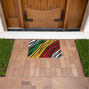 Black History Month Pattern Doormat