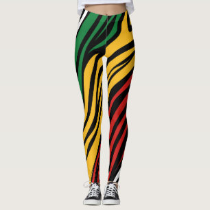 Black History Month Pattern Leggings