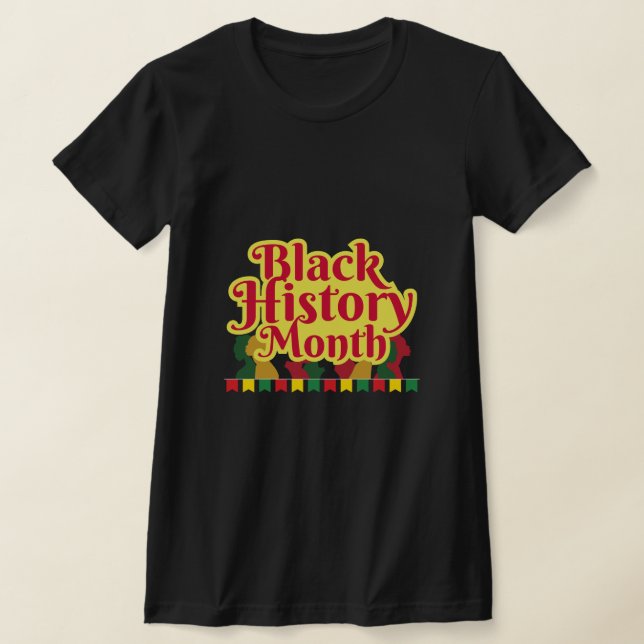 Black History Month Period Shirts (Laydown)