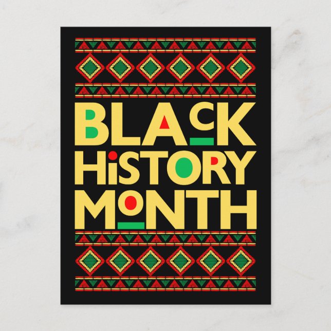 Black History Month Postcard (Front)