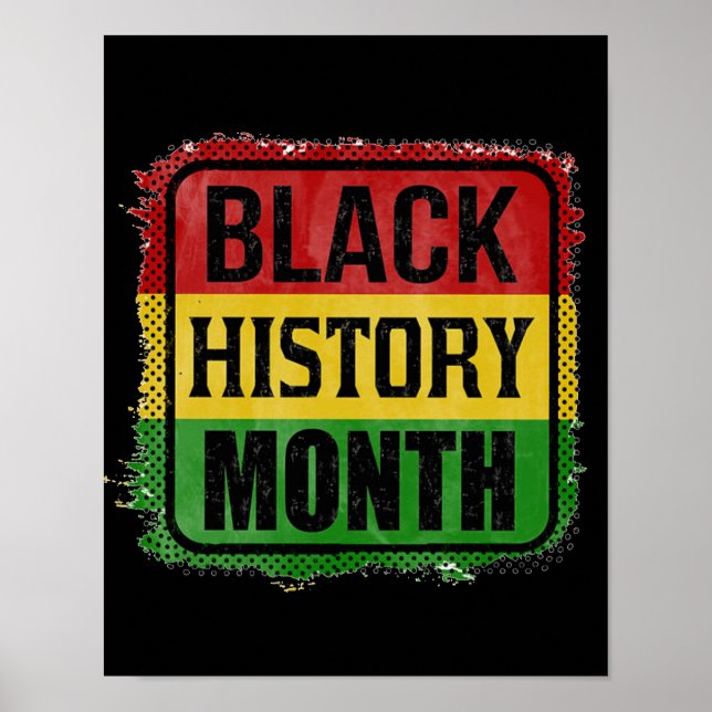 Black History Month  Poster (Front)