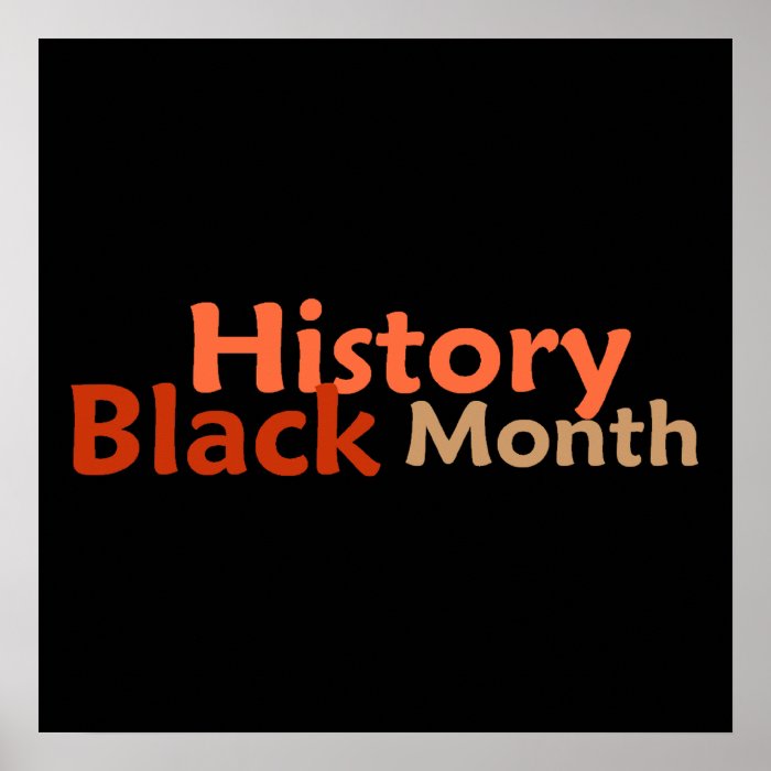BLACK HISTORY MONTH POSTER Print
