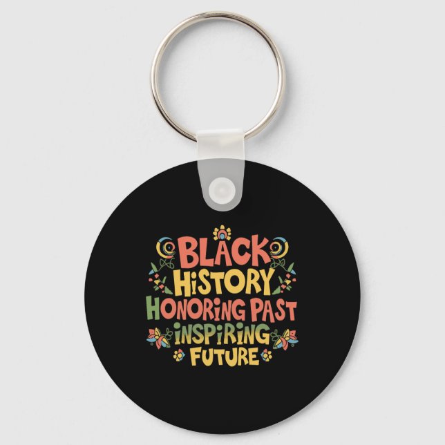 Black History Month Pride  Keychain (Front)