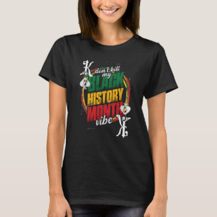 Black History Month Proud Black Poker Player Appar T-Shirt
