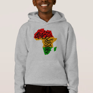 Black History Month Quotes - I AM BLACK HISTORY Hoodie