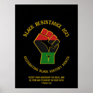 BLACK HISTORY MONTH Resistance 2023 Poster