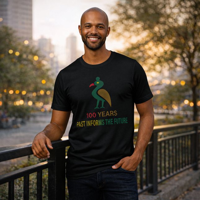Black History Month Sankofa Bird 100 Years Tri-Blend Shirt (Creator Uploaded)