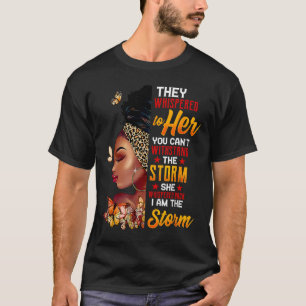 Black History Month Shirt African Woman Afro I Am