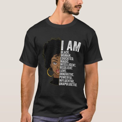 Black History Month Shirt For Women Black African 