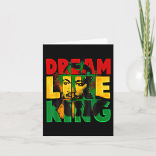 Black History Month Shirt Martin Have Dream Luther Card