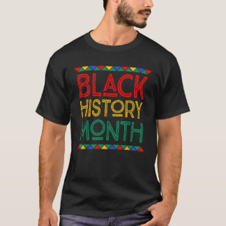 Black History Month Social Justice Afro Caribbean  T-Shirt
