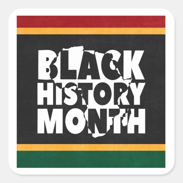 Black History Month Sticker (Front)