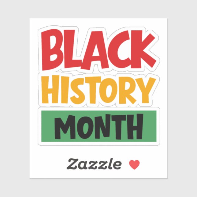 Black History Month Sticker (Sheet)