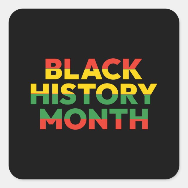 Black History Month Sticker (Front)