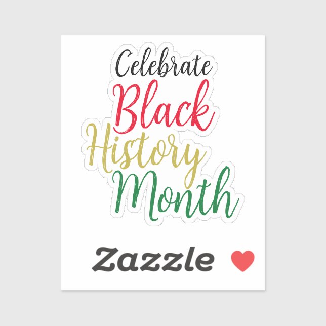 Black History Month Sticker (Sheet)